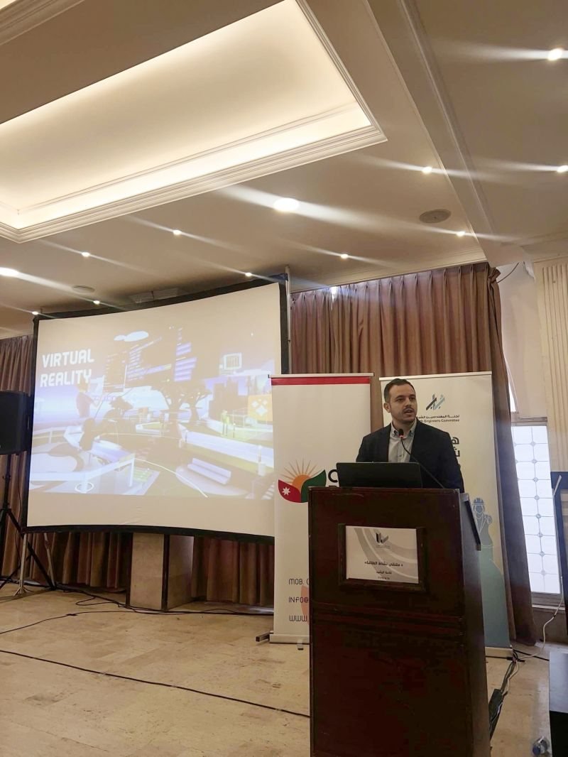 عرض الواقع الافتراضي في لجنة المهندسين الشباب